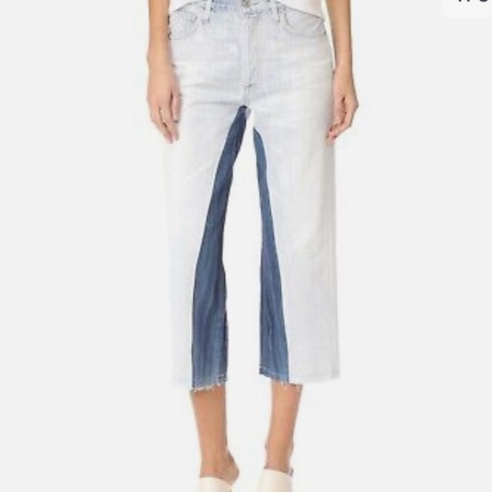 Citizens Of Humanity Cora Crops Denim Blue